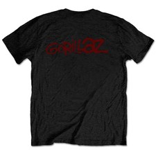 Image of Gorillaz 'Group Green Geep' (Black) T-Shirt NEW