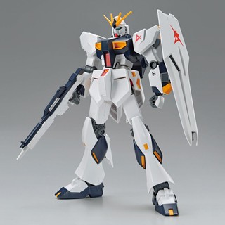 Bandai EG 1/144 ν Gundam Gunpla Model Kit - Unassembled Plastic Kit, 3L 63804