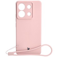 HandyhüLle FüR Xiaomi Poco X6/Redmi Note 13 Pro 5G Bizon Case Cover Tasche Rosa