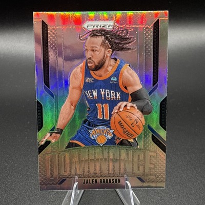 Jalen Brunson #17 Dominance Silver Prizm 2024-25 Panini Prizm New