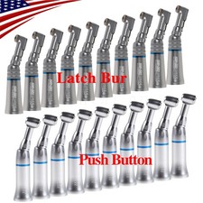 NSK Style Dental Slow Low Speed Handpiece Contra Angle Push Button/Latch E-type