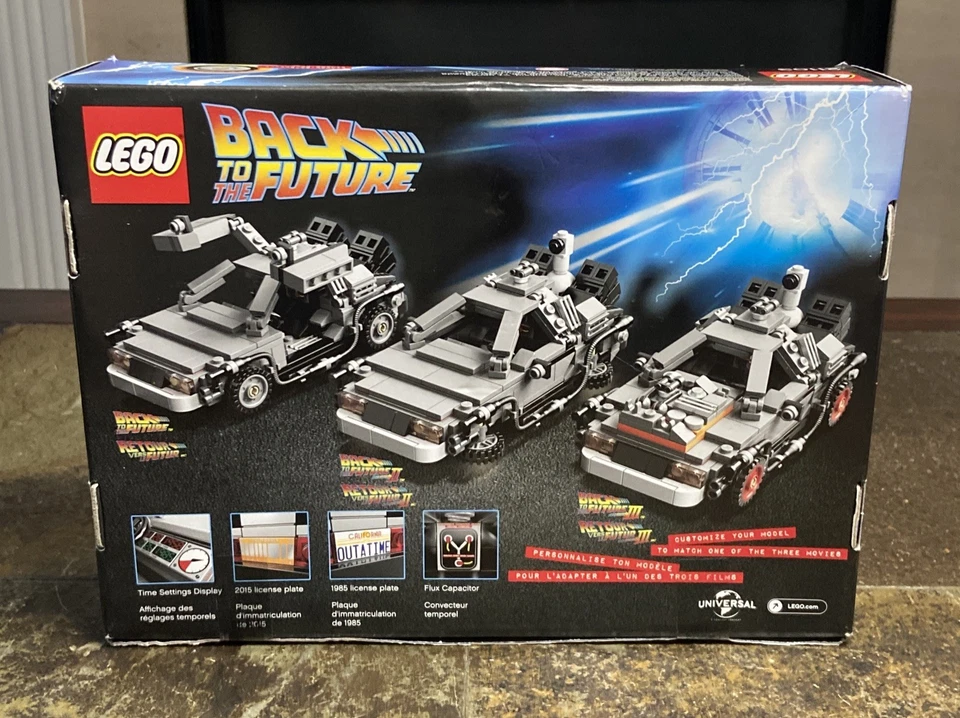 LEGO Back to the Future Delorean Time Machine 21103 - New In Sealed Box - Image 2 of 4