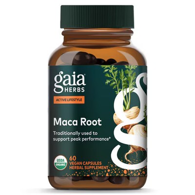 2 X Gaia Herbs Maca Root -- 60 Vegan Capsules