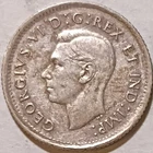 Canada - 1943 10 Cents Dime George VI with IND:IMP: Silver .800