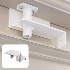 Cerradura superior de seguridad ajustable metal para puertas interiores blanco