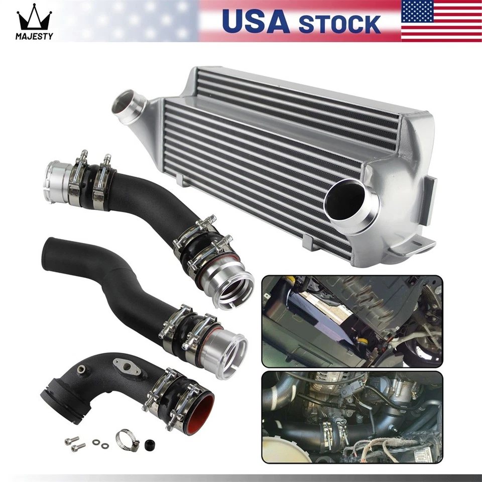 Intercooler+Piping Kit For EVO2 BMW 1/2/3/4 Series 228i 320i 328i 128i 420i 328i - Imagem 2 de 4