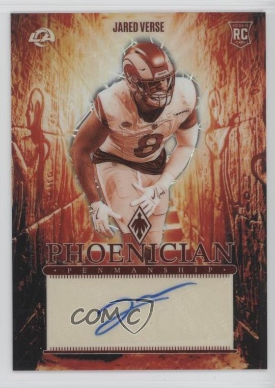 Jared Verse Panini Phoenix Phoenician Rookie Penmanship Autographs #PRPJVE Lazer