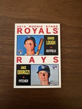 2013 Topps Heritage - Rookie Stars Jake Odorizzi, David Lough #408 (RC)