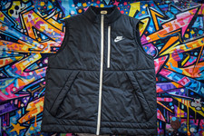 Nike Therma Fit Men’s puffer Gilet  body warmer uk medium vgc black 🔥