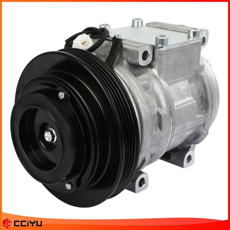 ✅AC 空调压缩机 带离合器 适用于 Geo Prizm 1.6L 1989 - 1997 Prizm 1.8L 1993 - 1997 — 第 4/4 张图片