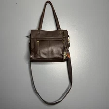 NWOT The Sak Pebbled Leather Alameda Crossbody Bag Purse Hobo  Brown