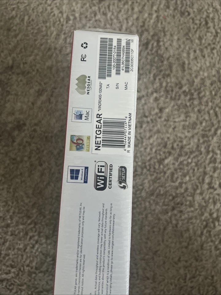 New and Sealed Netgear N600 Wireless Dual Band Router WNDR3400 606449071146 - Image 3 of 4