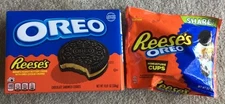 🔵 New Limited Edition Reeses & Oreo Peanut Creme Sandwich Cookies & Mini Cups