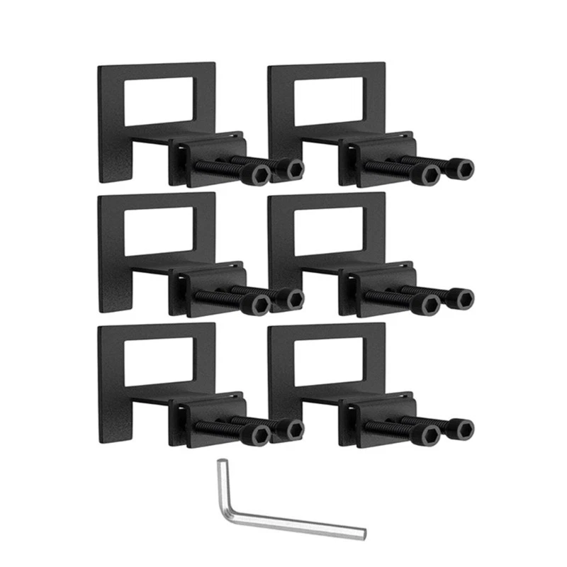 6Pcs Adjustable Mattress Slide Stopper, Metal Mattress Stabilizers Mattress
