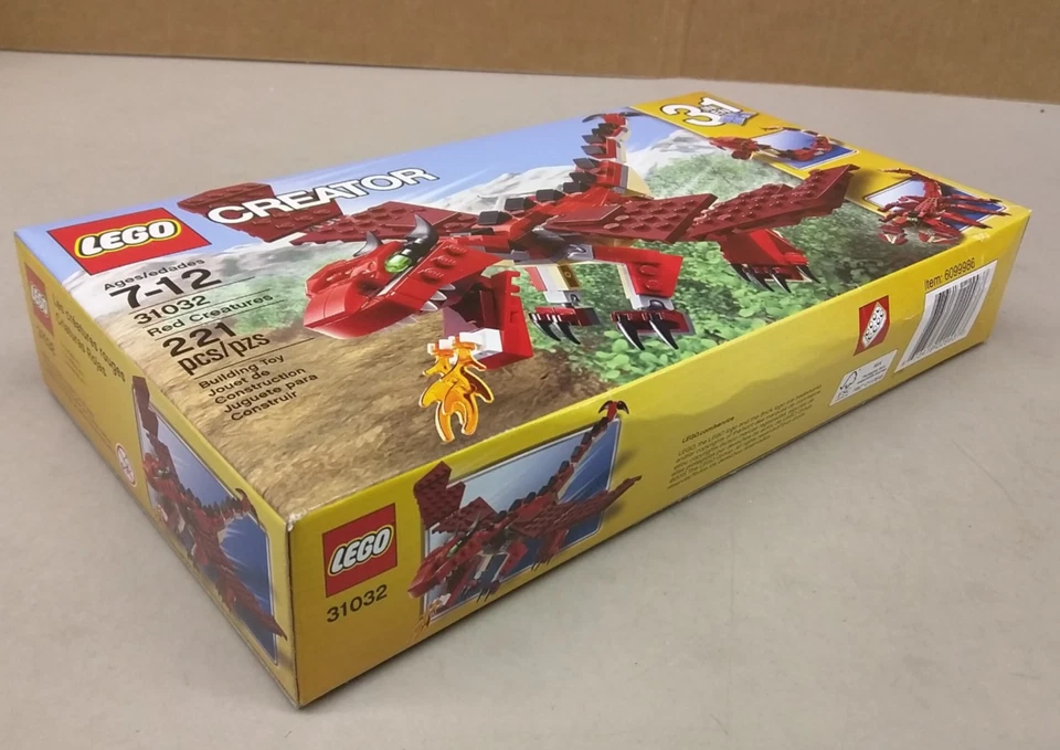 LEGO Creator 31032 Criaturas Rojas ¡NUEVO! Animales escorpión serpiente dragón 3 en 1 Foto 2 de 4
