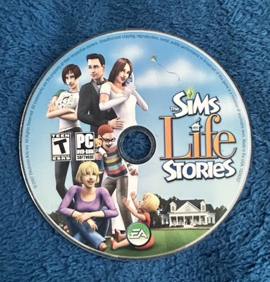 The Sims Life Stories PC DVD-ROM Disc Only EA Maxis 2007 Tested Working