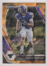 2021 Panini Prizm Draft Picks Orange Ice Prizm Adam Thielen #52 1n0