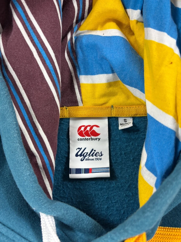 Canterbury Of New Zealand Uglies Stitched Logo Hoodie Sweatshirt (Men's Small) - Image 3 of 4