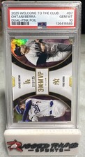 2025 Topps Welcome To The Club Shohei Ohtani Yogi Berra Dual Pink /125 PSA 10