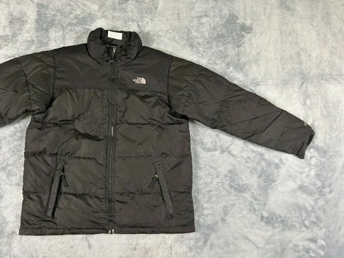 THE NORTH FACE 600 PUFFER DOWN BOYS JACKET EXTRA LARGE 18/20 BLACK - Picture 5 of 13