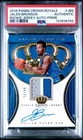 Jalen Brunson 2018 Crown Royale RPA Prime /25 Rookie Patch Auto Knicks PSA Auth
