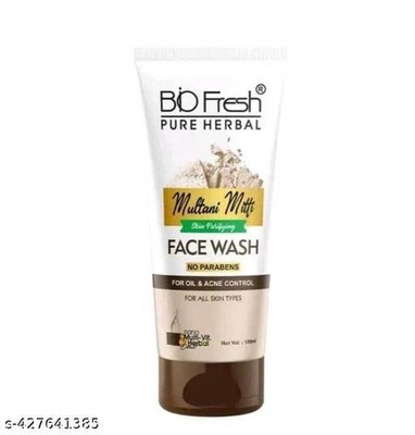 Biofresh Multani Mitti Face Wash with Rose For Oil Control & Acne Controls 100ml