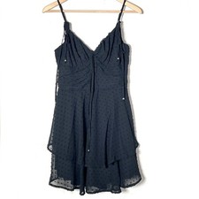 SHEIN black fit and flare cocktail dress size small S B196