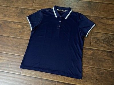 Ralph Lauren RLX Womens Golf Blue Polo Shirt Paris 2024