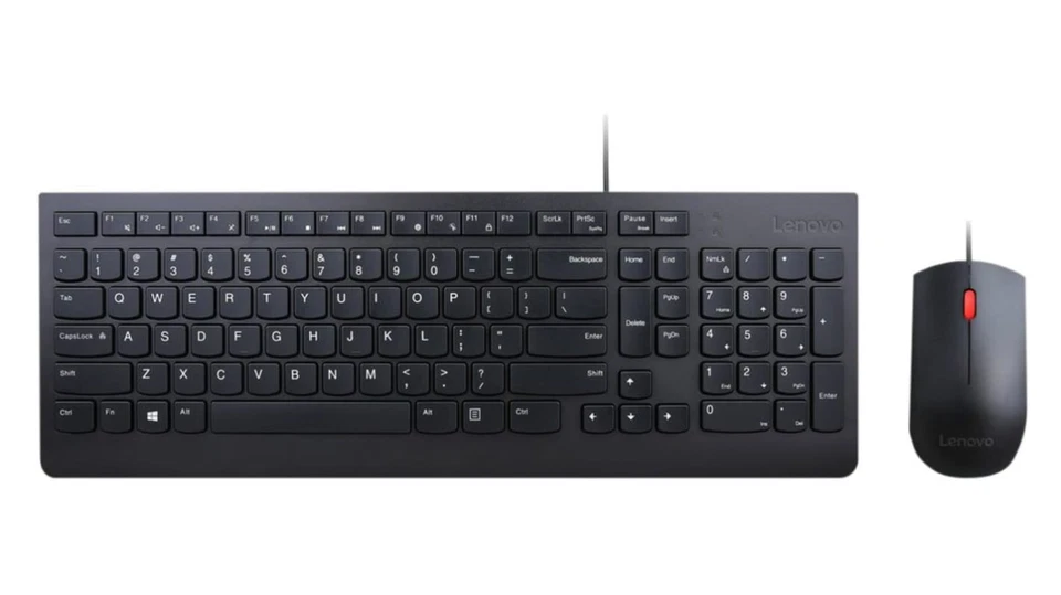 Lenovo Essential Wired Keyboard & Mouse Combo - German (Black) 4X30L79897 - Image 2 of 4