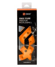 Onix Fuse Indoor Pickleball Balls 3 Pack Orange NEW
