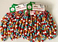 Winter Wonder Lane Decorative Garland 6 Ft. Lot of 13 Pks X-Mas Tree / Crafts