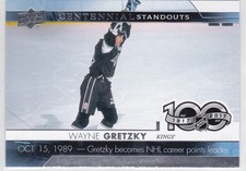 17/18 UD..WAYNE GRETZKY..CENTENNIAL STANDOUTS..# CS-1..KINGS..COMBINED SHIP