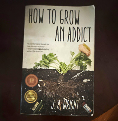 How to Grow an Addict by J. A. Wright Paperback 2016 She Writes Press YA Novel