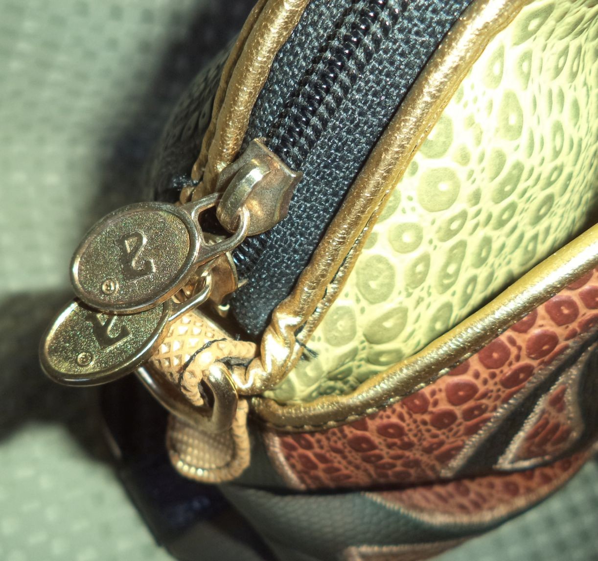 Vtg NAS Multi Embroidered Patchwork Boho Style Pu… - image 8