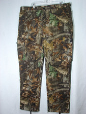 New VTG Walls Outdoors Cargo Pants XLR Camo Advantage Timber Adjustable 42-44x32