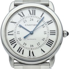CARTIER Ronde SoloLM Automatic Watch Overhauled WSRN0012 Stainless Steel men...