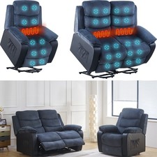 Electric Lift Lounge Chair Sofa Armchair Massage Living Room w/Remote Control UK