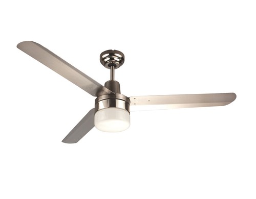 Sparky 48 inch 3 Blade Metal Ceiling fan in Stainless Steel or White - Picture 2 of 9
