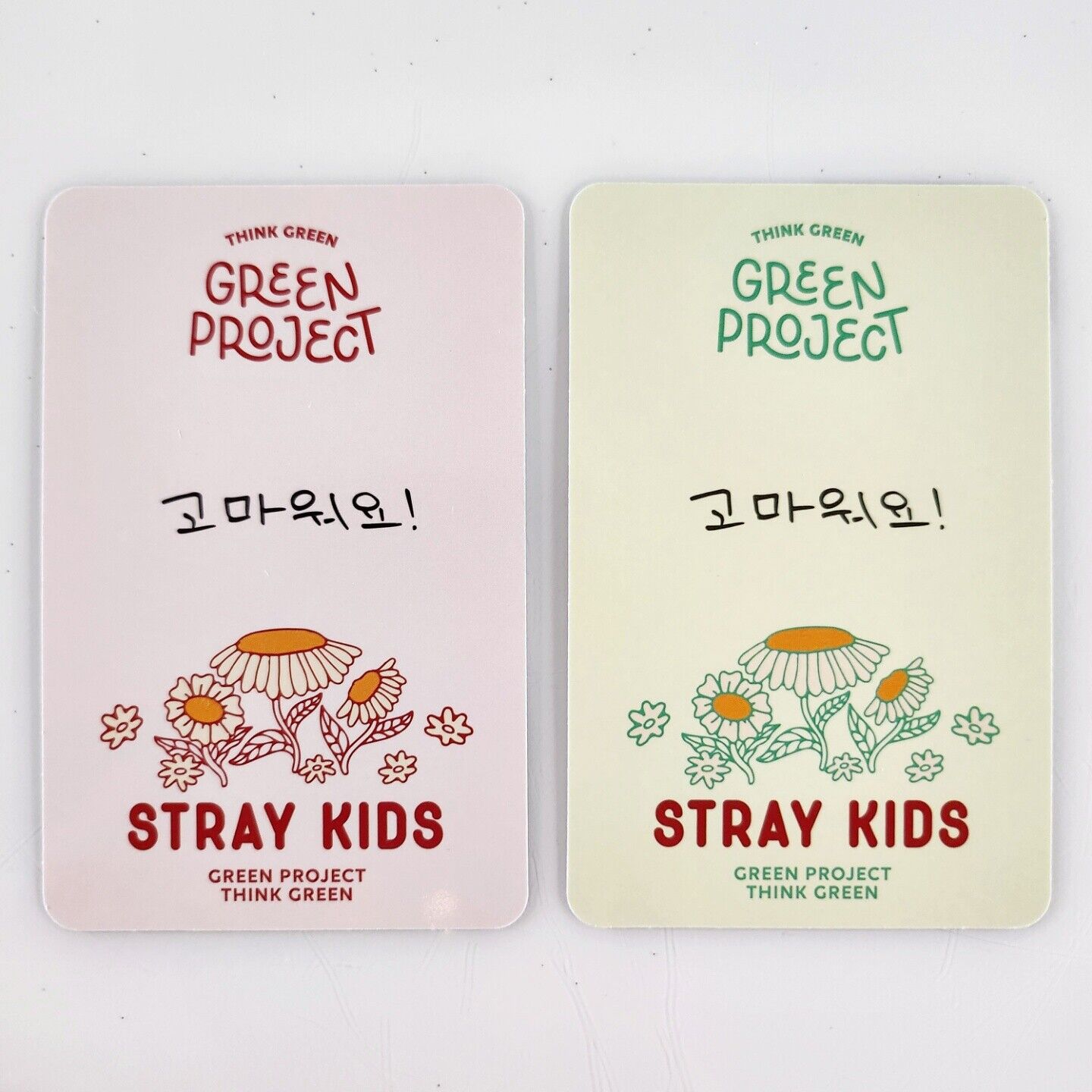 STRAY KIDS GREEN PROJECT Photo Cards A+B Set , Special Gift | eBay
