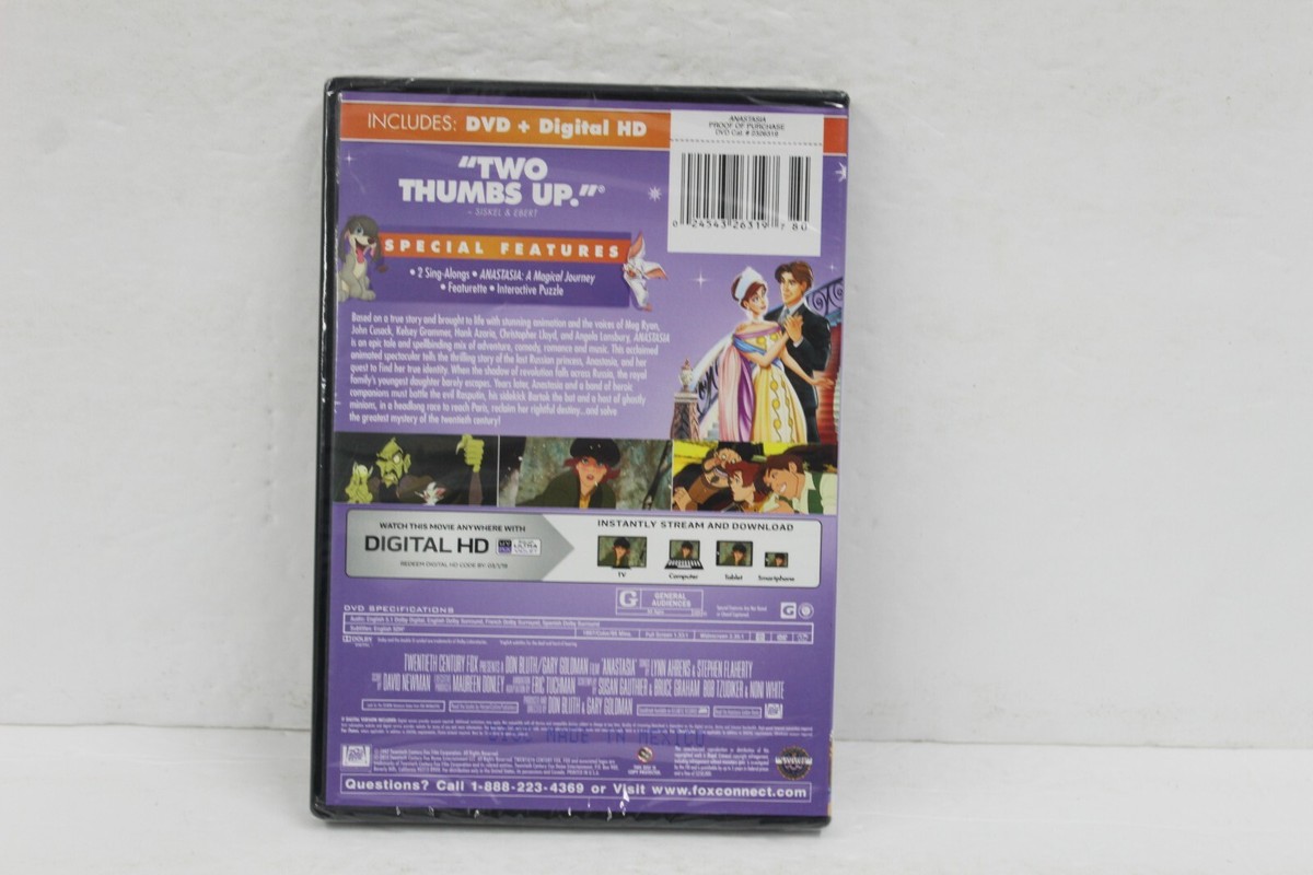 Road to 「anastasis」 [DVD] 9jupf8b Anastasia (DVD) - - - **DISC ONLY - NO CASE** 24543229131| eBay