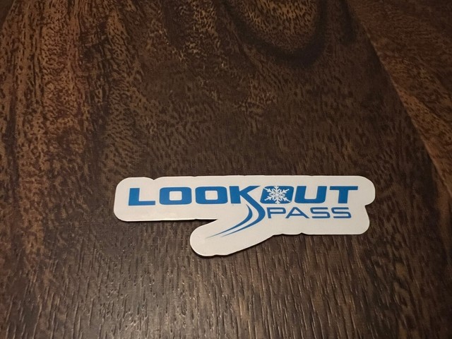 Lookout Pass Ski Resort Vinyl Printed Sticker Lookout Pass Ski Resort Vinyl Printed Sticker
