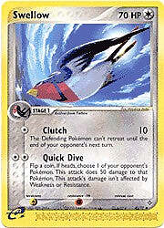 Pokemon EX Dragon  45/97 Swellow Card