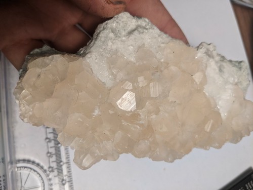 Large Calcite Crystal Cluster, Rougemont Quarry Durham County NC - Picture 2 of 11