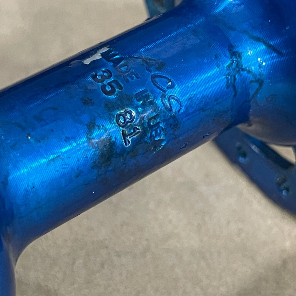 Buje delantero ACS BMX 1981 Old School BMX 36 orificios EE. UU. ACS 36h brida alta 81 A2 Foto 4 de 4
