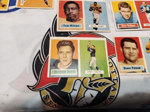 31x 1957 1955 Fußball Topps Set-Break # 94 Raymond Berry RC Lot - Bild 7 von 13