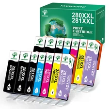 High Yield PGI-280XXL/CLI-281XXL Ink Cartridge Pack for Canon PIXMA TR8600 8620