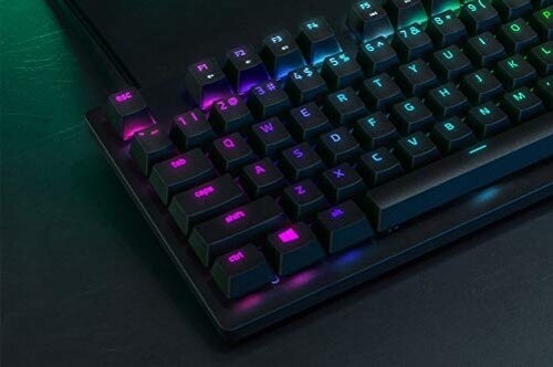 Razer Huntsman TE Gaming Keyboard Optical Red Switches TKL RGB US ISO - Imagen 7 de 8