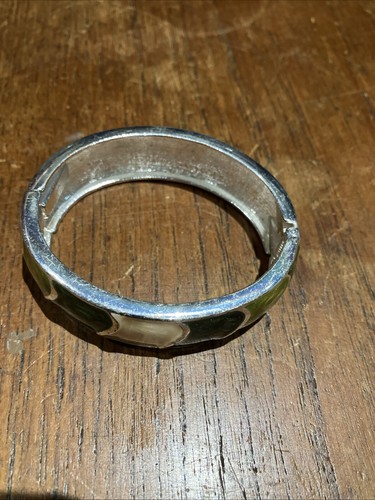 Modeschmuck Armreif aufklappbar 7" Emaille - Bild 4 von 7