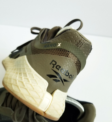 Reebok Nano X Mens Training Shoes Army Green Black Gum G57757 Size 14 REEBOK Nano X Army Green Gum Shoes US 7 EU 39 G57757  main image 4