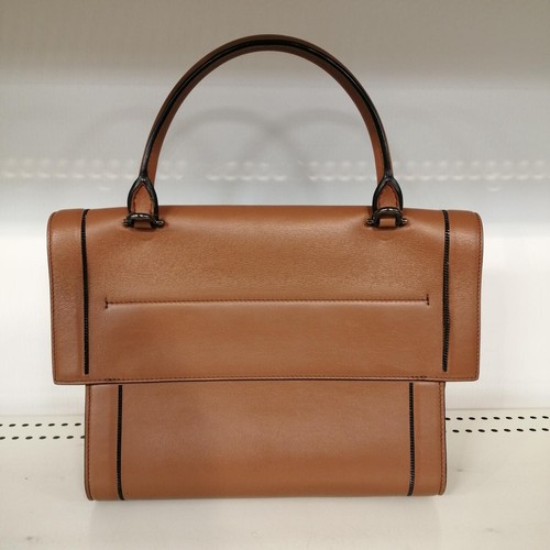GIVENCHY Authentic Shark Small Bag Handbag Camel Top Handle Women's Accessory
